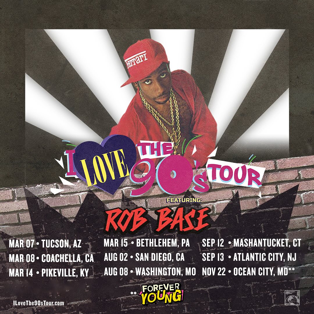 Rob Base Tour Poster 2025